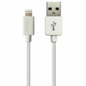 Sandberg - Charging  /  data cable - USB male to Lightning female - 1 m - white - for Apple iPad / iPhone / iPod (Lightning)