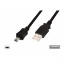 ASSMANN - USB cable - USB (M) to mini-USB Type B (M) - USB 2.0 - 1.8 m - molded - black