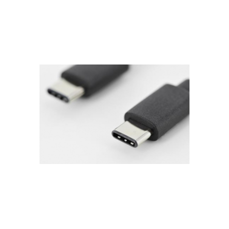 ASSMANN - USB cable - USB-C (M) to USB-C (M) - USB 2.0 - 1.8 m - molded - black - 1