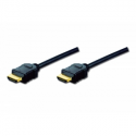 ASSMANN - HDMI cable with Ethernet - HDMI male to HDMI male - 2 m - triple shielded - black