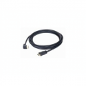 Gembird - HDMI cable - HDMI male to HDMI male - 3 m - black - 90° connector