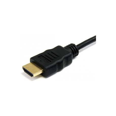 StarTech.com 0.5m High Speed HDMI Cable with Ethernet HDMI to HDMI Micro - HDMI cable with Ethernet - HDMI male to micro HDMI male - 50 cm - black - 2