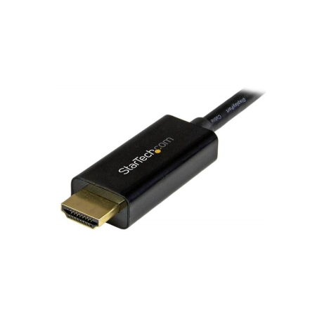 StarTech.com 2m 4K High Speed HDMI Cable - Gold Plated - UHD 4K x 2K - Premium HDMI Video Cable for Your TV, Monitor or Display (HDMM2M) - HDMI cable - HDMI male to HDMI male - 2 m - shielded - black - for P / N: CDPVGDVHDBP, DK30CH2DPPDU, DK30CHDPPDUE, DKWG30DPHPD, DKWG30DPHPDU, VHDCI24HD - 3