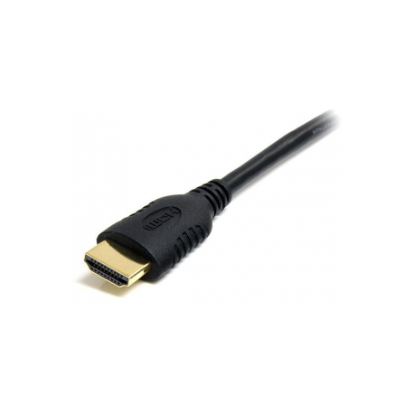 StarTech.com 2m High Speed HDMI Cable with Ethernet HDMI to HDMI Mini - HDMI cable with Ethernet - HDMI male to mini HDMI male - 2 m - shielded - black - 1