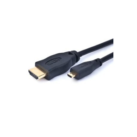 Gembird - HDMI cable - micro HDMI male to HDMI male - 3 m - black - 0