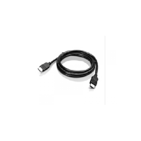 Lenovo - HDMI cable - HDMI male to HDMI male - 2 m - for ThinkCentre M80t Gen 3; ThinkCentre neo 50; ThinkPad T14s Gen 3; V50t Gen 2-13 - 0