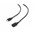 Gembird CC-HDMI4X-15 - HDMI extension cable with Ethernet - HDMI female to HDMI male - 4.5 m - shielded - black
