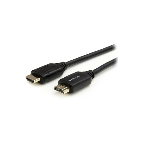 StarTech.com StarTech.com Premium Certified High Speed HDMI 2.0 Cable with Ethernet - 6 ft 2m- Ultra HD 4K 60Hz - 6 feet HDMI Male to Male Cord - 30 AWG (HDMM2MP) - HDMI cable with Ethernet - HDMI male to HDMI male - 2 m - black - for P / N: EXTEND-HDMI-4K40C6P1, KITBXAVHDPEU, KITBXAVHDPUK, KITBXDOCKPEU, KITBXDOCKPUK - 1