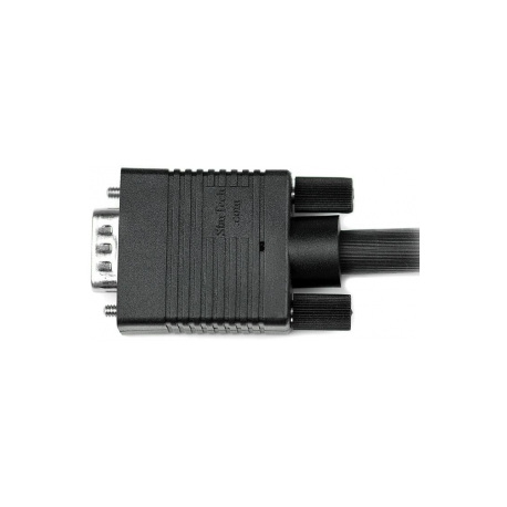 StarTech.com 3m Coax High Resolution Monitor VGA Video Cable HD15 M / M - VGA cable - HD-15 (VGA) (M) to HD-15 (VGA) (M) - 3 m - molded, thumbscrews - black - 4