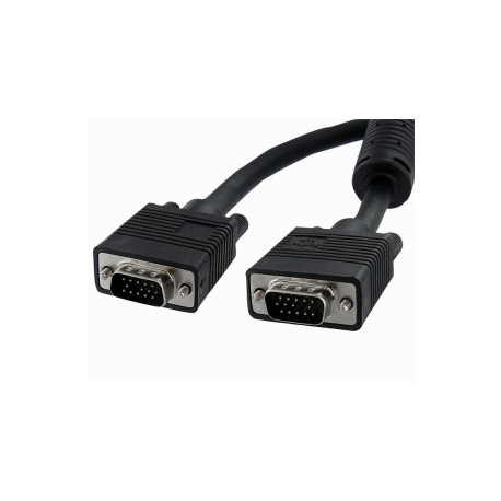 StarTech.com 3m Coax High Resolution Monitor VGA Video Cable HD15 M / M - VGA cable - HD-15 (VGA) (M) to HD-15 (VGA) (M) - 3 m - molded, thumbscrews - black - 5
