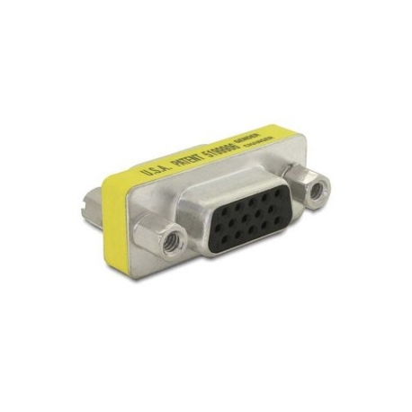DeLOCK - VGA gender changer - HD-15 (VGA) (F) to HD-15 (VGA) (F) - 0