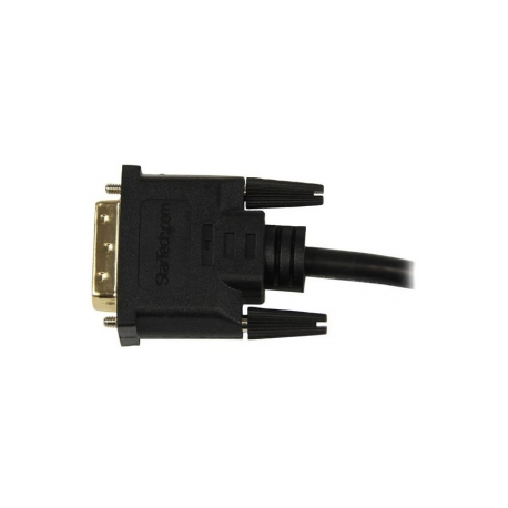 StarTech.com 8in HDMI to DVI-D Video Cable Adapter - HDMI Female to DVI Male - HDMI to DVI Dongle Adapter Cable (HDDVIFM8IN) - Adapter - HDMI female to DVI-D male - 20.32 cm - shielded - black - for P / N: CDP2HDMM2MB, DP2HDMM2MB, HDDVIMM3, HDMM1MP, HDMM2MP, HDMM3MP, HDPMM50, MDP2HDMM2MB - 3