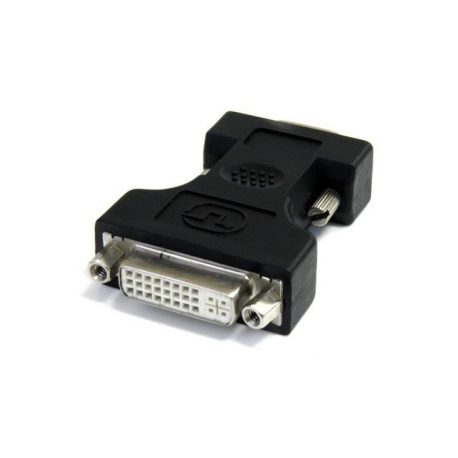 StarTech.com DVI to VGA Cable Adapter - Black - F / M (DVIVGAFMBK) - VGA adapter - DVI-I (F) to HD-15 (VGA) (M) - black - for P / N: BNDDKT30CAHV, USB31GEVG, USB3SMDOCKHV - 2
