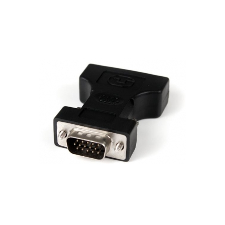 StarTech.com DVI to VGA Cable Adapter - Black - F / M (DVIVGAFMBK) - VGA adapter - DVI-I (F) to HD-15 (VGA) (M) - black - for P / N: BNDDKT30CAHV, USB31GEVG, USB3SMDOCKHV - 3