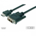 ASSMANN - Adapter cable - HDMI male to DVI-D male - 3 m - double shielded - black