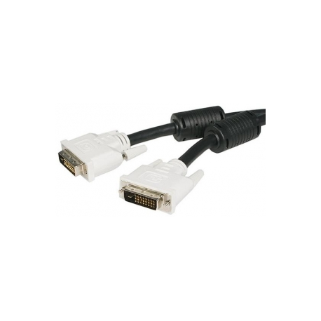 StarTech.com 2m DVI-D Dual Link Cable - Male to Male DVI-D Digital Video Monitor Cable - 25 pin DVI-D Cable M / M Black 2 Meter - 2560x1600 (DVIDDMM2M) - DVI cable - dual link - DVI-D (M) to DVI-D (M) - 2 m - black - 1