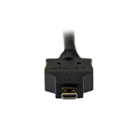 StarTech.com 1m Micro HDMI to DVI-D Cable - M / M - Video cable - HDMI  /  DVI - DVI-D (M) to micro HDMI (M) - 3.3 ft - shielded - black - HDDDVIMM1M - Adapter cable - DVI-D male to micro HDMI male - 1 m - shielded - black - 2