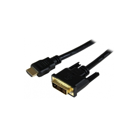StarTech.com 1.5m HDMI to DVID Cable M / M - Adapter cable - DVI-D male to HDMI male - 1.5 m - shielded - black - 5
