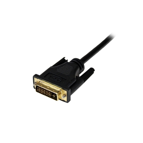 StarTech.com 2m Micro HDMI to DVI-D Cable - M / M - 2 meter Micro HDMI to DVI Cable - 19 pin HDMI (D) Male to DVI-D Male - 1920x1200 Video (HDDDVIMM2M) - Adapter cable - DVI-D male to micro HDMI male - 2 m - shielded - black - 3