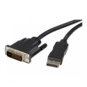 StarTech.com 6ft  /  1.8m DisplayPort to DVI Cable - 1920x1200 - DVI Adapter Cable - Multi Monitor Solution for DP to DVI Setup (DP2DVIMM6) - DisplayPort cable - DisplayPort (M) to DVI-D (M) - 1.8 m - black - for P / N: DPPNLFM3, DPPNLFM3PW