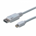 ASSMANN - DisplayPort cable - Mini DisplayPort (M) to DisplayPort (M) - 2 m - molded - white - for Apple iMac; Mac mini; Mac Pro; MacBook; MacBook Air; MacBook Pro