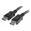 StarTech.com DisplayPort 1.2 Cable w /  Latches - 6ft  /  2m - HBR2 - 4K x 2K Display - Certified DP to DP Video Cable M / M (DISPLPORT6L) - DisplayPort cable - DisplayPort (M) to DisplayPort (M) - 1.8 m - latched - black - for P / N: DK31C3HDPDUE, DKM30CHDPD, KITBXAVHDPEU, KITBXAVHDPNA, KITBXAVHDPUK, TB32DP14