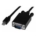StarTech.com 6ft Mini DisplayPort to VGA Cable - Active - 1920x1200 - mDP to VGA Adapter Cable for Your Computer Monitor (MDP2VGAMM6B) - Adapter cable - Mini DisplayPort (M) to HD-15 (VGA) (M) - Displayport 1.2 / Thunderbolt - 1.8 m - active, 1920 x 1200 (WUXGA) support - black