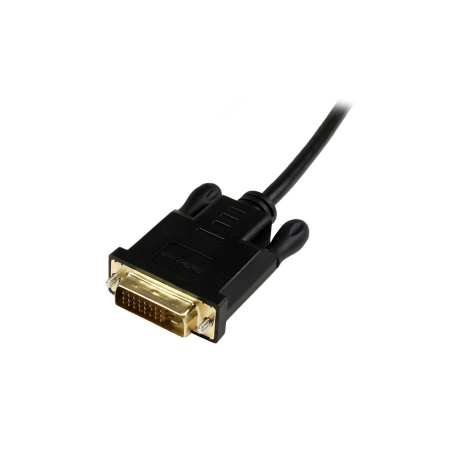 StarTech.com 3 ft Mini DisplayPort to DVI Active Adapter Converter Cable - 3ft (0.9m) Active mDP to DVI M / M Cable for PC 1920x1200 - Black (MDP2DVIMM3BS) - DisplayPort cable - Mini DisplayPort (M) to DVI-D (M) - 90 cm - active - black - 2