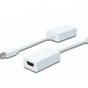 ASSMANN - HDMI adapter - Mini DisplayPort male to HDMI female - 15 cm - double shielded - white