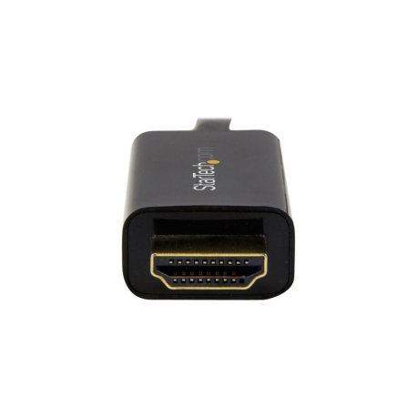 StarTech.com 6ft Mini DisplayPort to HDMI Cable - 4K 30hz Monitor Adapter Cable - mDP PC or Macbook to HDMI Display (MDP2HDMM2MB) - Adapter cable - Mini DisplayPort male to HDMI male - 2 m - black - 4K support - 2