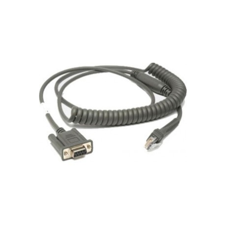 Datalogic CAB-459 - Serial cable - DB-9 (F) - 3.7 m - coiled - 3