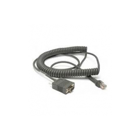 Datalogic CAB-408 - Serial cable - DB-9 (F) - 2.9 m - coiled - for Catcher; Dragon; FireScan; Gryphon; Heron; Heron G; Lynx; Touch 65, 90 - 0