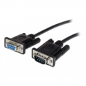 StarTech.com 3m Black Straight Through DB9 RS232 Serial Cable - DB9 RS232 Serial Extension Cable - Male to Female Cable (MXT1003MBK) - Serial extension cable - DB-9 (M) to DB-9 (F) - 3 m - black - for P / N: 1P3FPC-USB-SERIAL, IC232TTL, ICUSB2324I, ICUSB232D, ICUSB232IS, ICUSB232V2