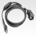 Zebra - Serial cable - DB-9 (F) - 2.1 m - for Symbol LS1203, LS3408, LS3478, LS7708, LS9203; Digital Scanner DS 66XX, DS3478, DS6707