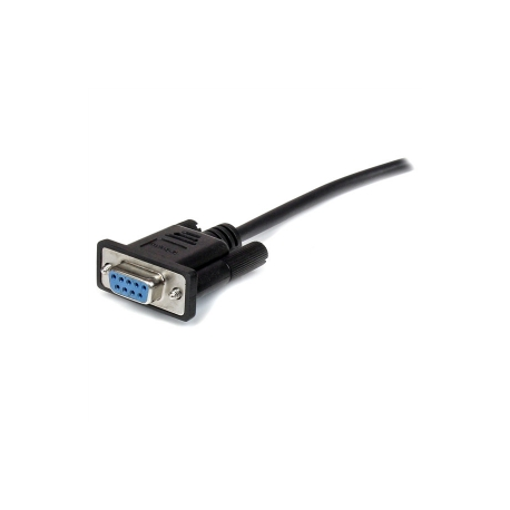 StarTech.com 0.5m Black Straight Through DB9 RS232 Serial Cable - M / F - Serial extension cable - DB-9 (M) to DB-9 (F) - 50 cm - black - 1