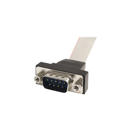 StarTech.com 16in 9 Pin Serial Male to 10 Pin Motherboard Header Panel Mount Cable - motherboard to RS232 (PNL9M16) - Serial cable - DB-9 (M) to 10 PIN IDC (F) - 40.7 cm - grey - 0