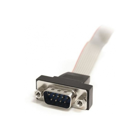 StarTech.com 16in 9 Pin Serial Male to 10 Pin Motherboard Header Panel Mount Cable - motherboard to RS232 (PNL9M16) - Serial cable - DB-9 (M) to 10 PIN IDC (F) - 40.7 cm - grey - 3