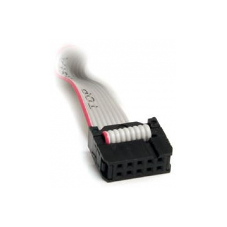 StarTech.com 16in 9 Pin Serial Male to 10 Pin Motherboard Header Panel Mount Cable - motherboard to RS232 (PNL9M16) - Serial cable - DB-9 (M) to 10 PIN IDC (F) - 40.7 cm - grey - 4