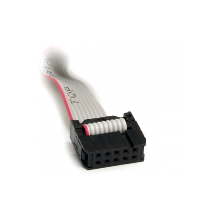 StarTech.com 16in 9 Pin Serial Male to 10 Pin Motherboard Header Panel Mount Cable - motherboard to RS232 (PNL9M16) - Serial cable - DB-9 (M) to 10 PIN IDC (F) - 40.7 cm - grey - 5