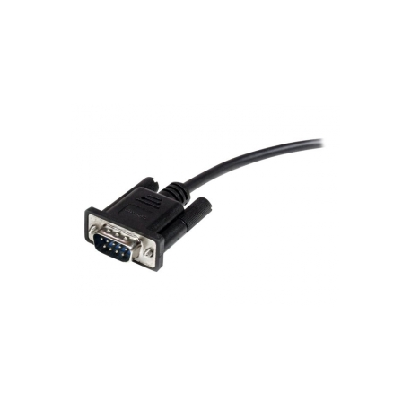 StarTech.com 2m Black Straight Through DB9 RS232 Serial Cable - DB9 RS232 Serial Extension Cable - Male to Female Cable (MXT1002MBK) - Serial extension cable - DB-9 (M) to DB-9 (F) - 2 m - black - for P / N: 1P3FPC-USB-SERIAL, IC232TTL, ICUSB2324I, ICUSB232D, ICUSB232V2, SV1108IPPWGB - 0