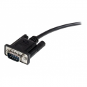 StarTech.com 2m Black Straight Through DB9 RS232 Serial Cable - DB9 RS232 Serial Extension Cable - Male to Female Cable (MXT1002MBK) - Serial extension cable - DB-9 (M) to DB-9 (F) - 2 m - black - for P / N: 1P3FPC-USB-SERIAL, IC232TTL, ICUSB2324I, ICUSB232D, ICUSB232V2, SV1108IPPWGB