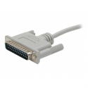 StarTech.com 10 ft Cross Wired DB9 to DB25 Serial Null Modem Cable - F / M - Null modem cable - DB-9 (F) to DB-25 (M) - 3 m - for P / N: PEX1S553, PEX2S553LP, PEX2S553, PEX1S553LP, PCI2S232485I, PEX16S952LP, PCI8S950LP, PEX1S552LP
