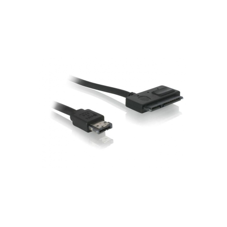 DeLOCK Power Over eSATA cable - Power Over eSATA cable - Serial ATA 150 / 300 - SATA combo (F) to 11 pin USB / eSATA (5 V) (M) - 50 cm - for P / N: 47178, 47198 - 0
