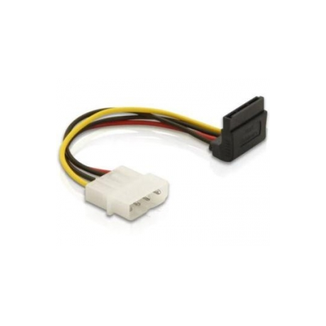 DeLOCK - Power cable - SATA power (M) to 4 PIN internal power (M) - 16 cm - 90° connector - 0