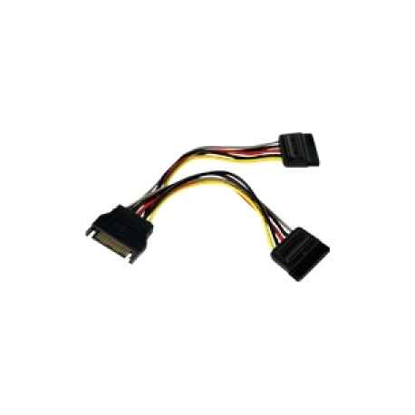 StarTech.com 6in SATA Power Y Splitter Cable Adapter - M / F - Power splitter - SATA power (M) to SATA power (F) - 6 in - PYO2SATA - Power splitter - SATA power (M) to SATA power (F) - 15.2 cm - for P / N: BRACKET125PT, BRACKET125PTP, BRACKET425F, PEXUSB311AC3, S251BU31REM, SATBP125VP - 0