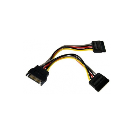 StarTech.com 6in SATA Power Y Splitter Cable Adapter - M / F - Power splitter - SATA power (M) to SATA power (F) - 6 in - PYO2SATA - Power splitter - SATA power (M) to SATA power (F) - 15.2 cm - for P / N: BRACKET125PT, BRACKET125PTP, BRACKET425F, PEXUSB311AC3, S251BU31REM, SATBP125VP - 1