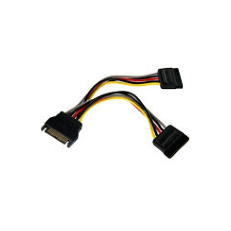 StarTech.com 6in SATA Power Y Splitter Cable Adapter - M / F - Power splitter - SATA power (M) to SATA power (F) - 6 in - PYO2SATA - Power splitter - SATA power (M) to SATA power (F) - 15.2 cm - for P / N: BRACKET125PT, BRACKET125PTP, BRACKET425F, PEXUSB311AC3, S251BU31REM, SATBP125VP - 4