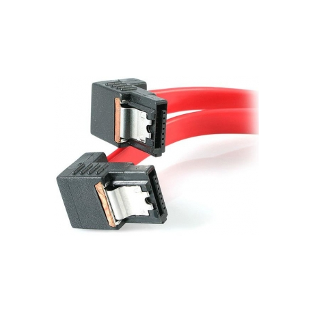 StarTech.com 18in Latching SATA Cable - SATA cable - Serial ATA 150 / 300 / 600 - SATA (R) to SATA (R) - 1.5 ft - latched - red - LSATA18 - SATA cable - Serial ATA 150 / 300 / 600 - SATA (R) to SATA (R) - 46 cm - latched - red - for P / N: 10P6G-PCIE-SATA-CARD, 2P6G-PCIE-SATA-CARD, 4P6G-PCIE-SATA-CARD, 6P6G-PCIE-SATA-CARD - 2