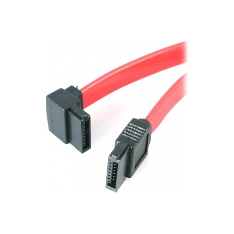 StarTech.com 6in SATA to Left Angle SATA Serial ATA Cable - 6in SATA Cable - left angle SATA Cable - angled SATA Cable - SATA cable - Serial ATA 150 / 300 / 600 - SATA (R) to SATA (R) - 15.2 cm - left-angled connector - red - for P / N: 25S22M2NGFFR, 25SAT22MSAT, S322M225R, SAT2M2NGFF25, SAT32M225, SAT32MSAT257 - 2