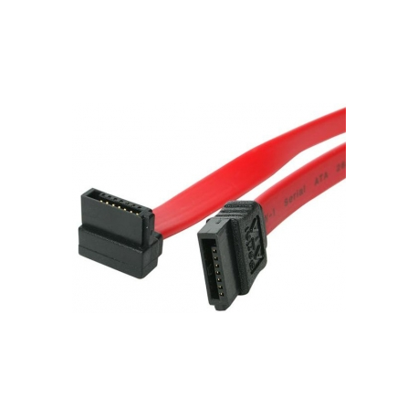 StarTech.com 6in SATA to Right Angle SATA Serial ATA Cable - 6in SATA Cable - left angle SATA Cable - angled SATA Cable - SATA cable - Serial ATA 150 / 300 / 600 - SATA (R) to SATA (R) - 15.24 cm - right-angled connector - red - for P / N: USB2SATAIDE, USB3SSATAIDE - 1